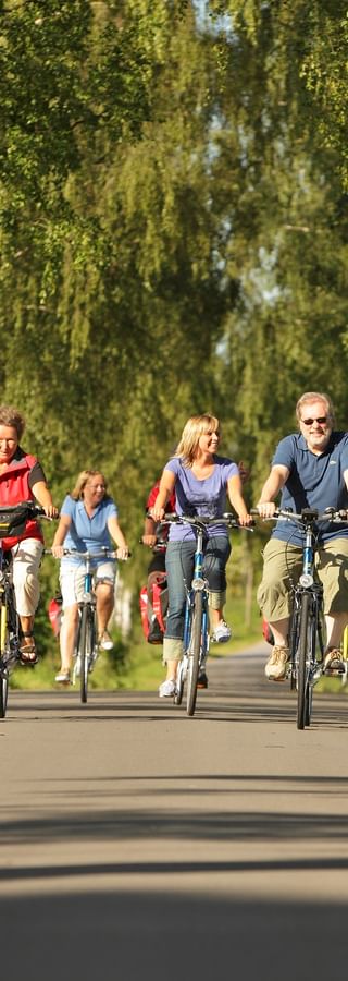 groep fietsers