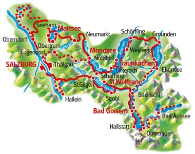 Map Ten Lakes & Sound of Music