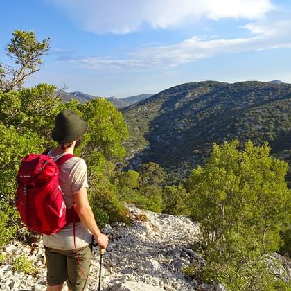 Unsearchable mountain landscape in Sardinia