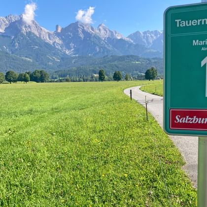 Tauern Cycle Path towards Maria Alm