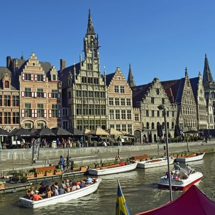 Ghent Graslei boats