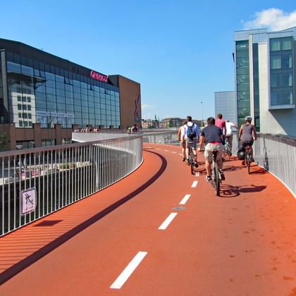 Bike lane in Copenhagen