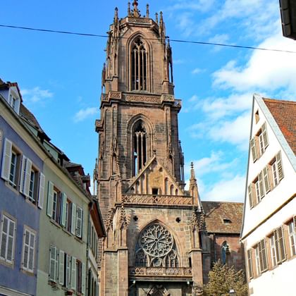 Gothic St George's Church in Selestat