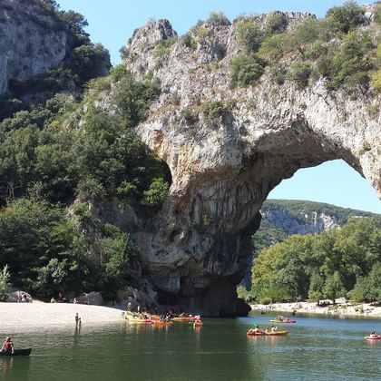 Ardeche, Pont dArc, Frankrijk