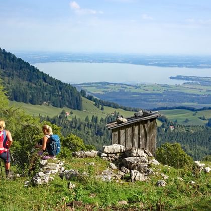 Stunning view to the Chiemsee