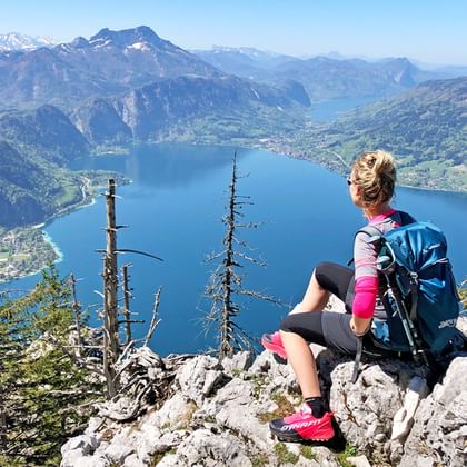 Blick auf das Salzkammergut
