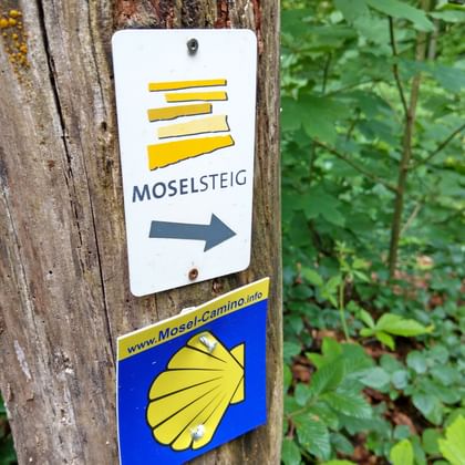 Moselsteig signpost