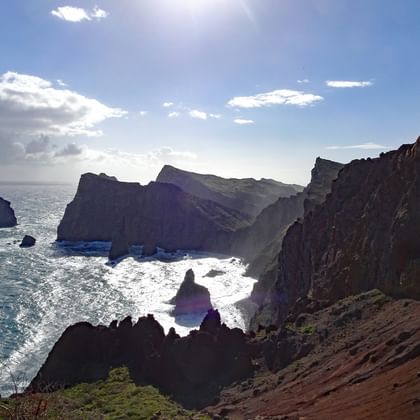 Superb mountain landscapes at Madeiras east coast