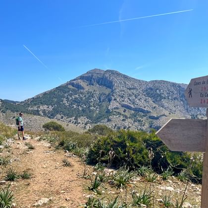 Signpost on the GR221